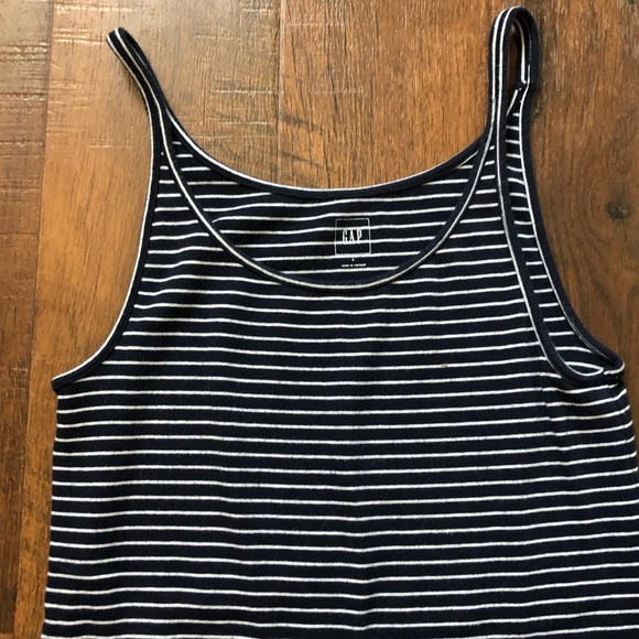 GAP black / white tank top - Picture 3 of 4